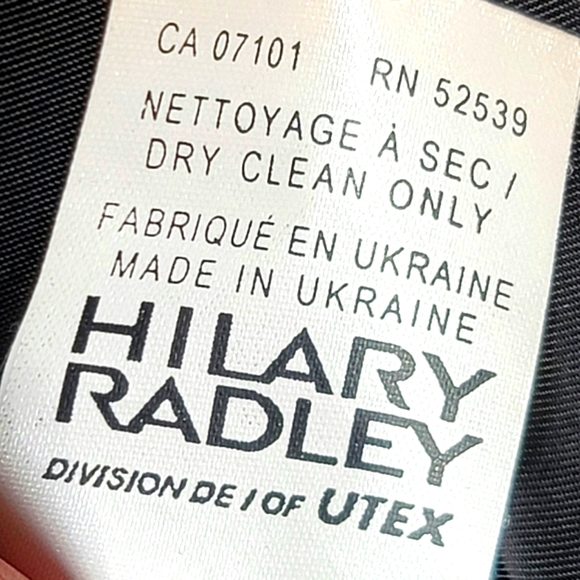 Hilary Radley Women's Wool Angora Blend Pea Coat Size 8 - Picture 15 of 16